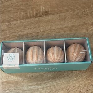 Martha Stewart Tan Decorative Orbs Set